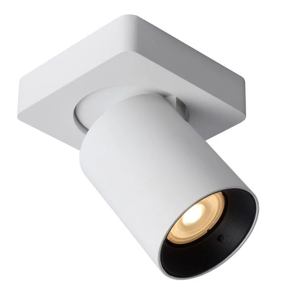 Lucide NIGEL - Spot plafond - LED Dim to warm - GU10 - 1x5W 2200K/3000K - Blanc - détail 1